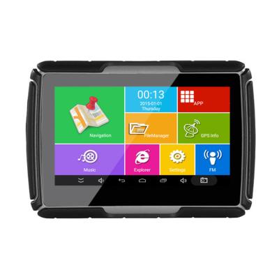 China Motorcycle Gps Navigator 4.3 Inch IPX7 Waterproof Snowmobile 4X4 ATV Android Tablet GPS Navigator for sale