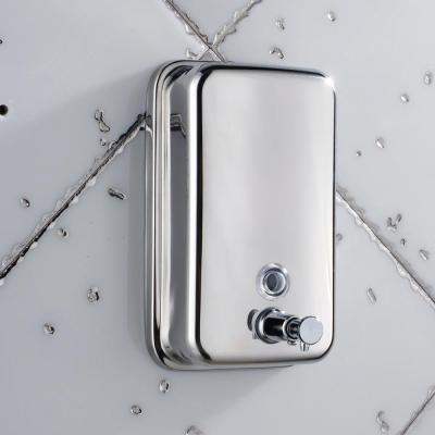 China Bathroom Kitchen Hotel Hospital Restaurant 304 Stainless Steel Toilet Soap Dispenser Liquid Toilet Dispenser for sale