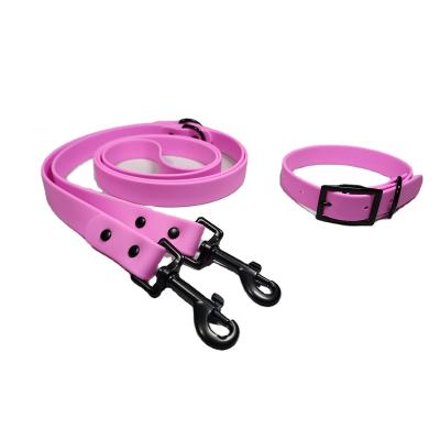 China New Quick Release Plastic Nylon Strap with 10 Different Colors, Double Touch Silicone Button Dog Traction Rope for sale