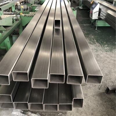 China SS202 304 Stainless Steel Pipe Square SS201 321 BA 2B 8K HL 2D 1D for sale