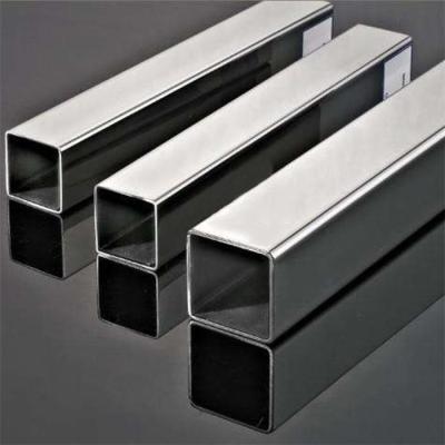 China 4''X4'' 23mm Brushed Stainless Steel Square Tubing 416L for sale