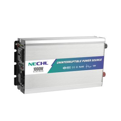 China Pure sine wave inverter with charger 1000W Vehicle mounted off grid inverter 315*180*128mm for sale