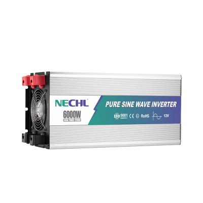 China High Power Inverter 12v Dc To Ac 6000watt pure Sine Wave Inverter 430*210*154mm for sale