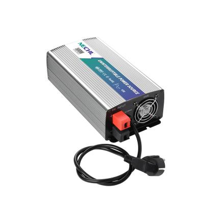 China Customized Dc 12v To Ac 220v 500WPure Sine Wave Inverter With Ups And Battery Charger 225*180*128mm for sale