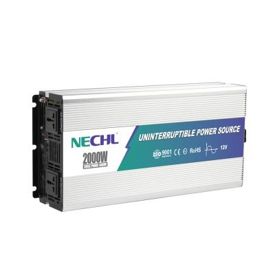 China 2000w Power Inverter With Charger Function Pure Sine Wave Ups Power Supply Ce-emc Lvd Msds 375*180*128mm for sale