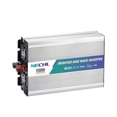 China Inverter power supply 1200W high-power off grid Modified Sine Wave Inverter DC to AC converter 271*180*78mm for sale