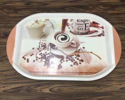 China 2019 Wholesale Tableware China Customs Service Plastic Food Serving Tray for sale