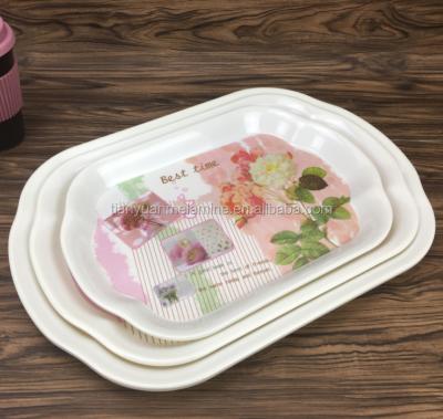 China 2019 Cheap Manufacturer Durable Wholesale Melamine Tray TY018 China for sale