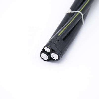 China Overhead Triple Drop 3 Cores Overhead Service Power Cable for sale