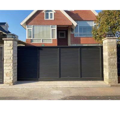 China Easily Assembled Yard Laser Cut Aluminum Garden Yard Gates Fence Gate for sale