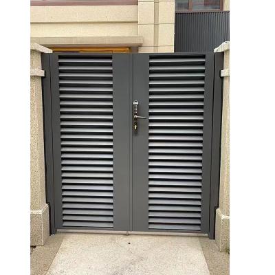 China New Model Gate Designs Garden Fence Gate Aluminum Easily Assembled Casting Front Gates for sale