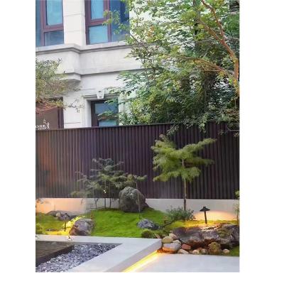 China New Designs Garden Farmhouse Easily Assembled Main Steel Aluminum Sliding Fence And House Modern Decorative Metal Wrought Iron Garden for sale