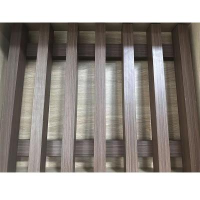 China Easily Assembled Aluminum Privacy Fence Powder Coating Slat Fence Fence Customized Size Villa Design for sale