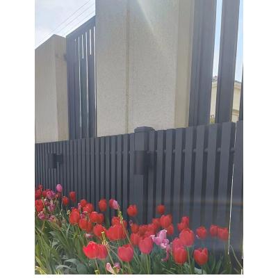 China Easily assembled waterproof wood plastic composite wpc fence/garden fence/european standard fence for sale