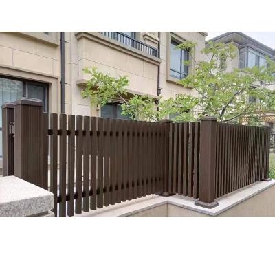 China Manufacturer Supply Aluminum Fence Modern Design Easily Assembled Metal Fence Easy To Install Metal Fence for sale