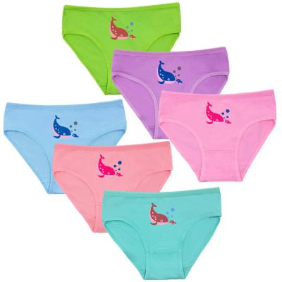 China Amazon Children's Breathable Hot Selling Cute Kids Girls Underwear Copy Briefs Bikini Girl Panties Underwear for sale