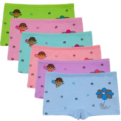 China Breathable High Quality Cute Cartoon Printed Breathable Baby Underwear Kids Panties Boxer Shorts for sale