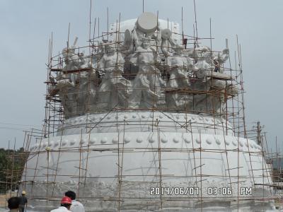 China Drum sculpture for city center for sale