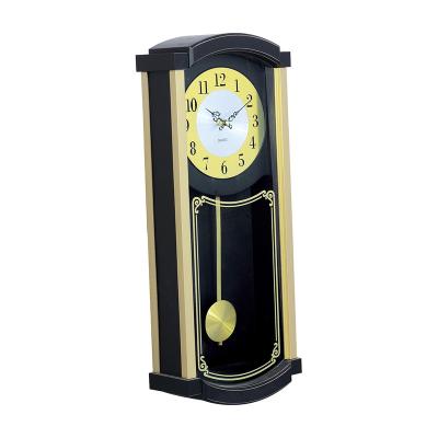 China SWING Wholesale Price Pendulum Stand Plastic Lightweight Luxury Oblong Clock For Wall Decoration for sale