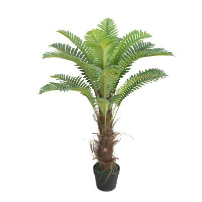 China CLASSIC high quality almost natural artificial palm tree plastic plant for sale