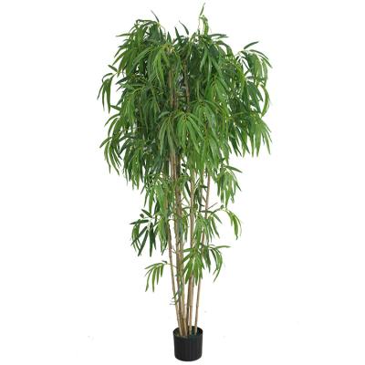 China High Quality Environmental Friendly Artificial Bamboo Tree Plants For Hotel Decoration for sale