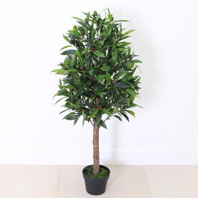 China Party Plastic Home Decorations Artificial Indoor Olive Tree With Fruits for sale