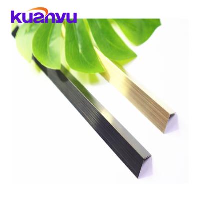 China Modern 304 Stainless Steel Porcelain Tiles Trim Ceramic Tile Trim Profile Tile L Shaped Trim for sale