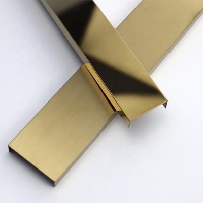 China modern kuanyu stainless steel u channel stainless steel tile trim for flooring for sale