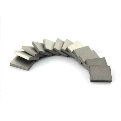 China K10/K20 Tungsten Carbide Plate Square Shape Without Hole Long Working Time for sale