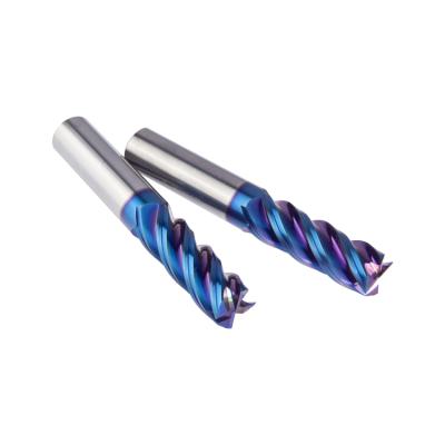 China Carbide KELISOURCE 4 Flute Carbide End Mills / Naco Liner Carbide End Mill for sale