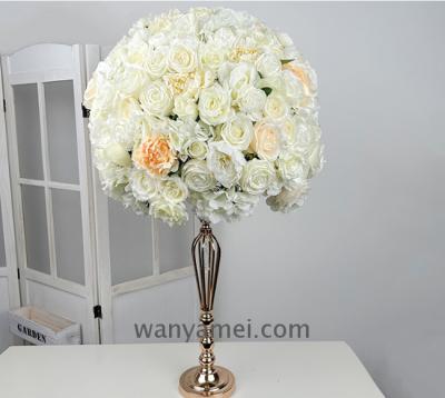 China Wholesale Fashional Table Centerpiece Wedding Decoration Artificial Flower Ball for sale