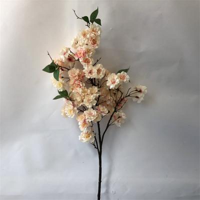 China Wedding Party Plant Passion Silk Flowers Bulk Artificial Flower Cherry Blossom Branches for sale