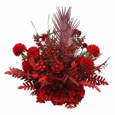 China Road Home Wedding Decoration Wedding Party Hotel Decorative Artificial Flower Arrangement for Wedding Stage Background for sale