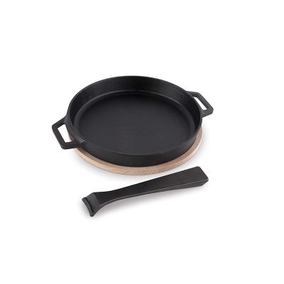 China Outdoor Equipment Raising Cast Iron Camping Pan - Camping Cookware - Cast Iron Cookware - Cast Iron Skillet - Pizza Oven Accessories for sale