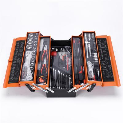 China Convenient High Quality 86pcs Household Repairing Tool Kit With Metal Box for sale