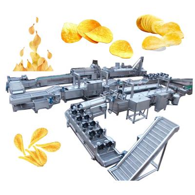 China Automatic Full Automatic Baked Snacks Seasoned French Fries Making Machine Configurations Potato Chips Production Line for sale