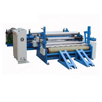 China Factory Kraft Paper Jumbo Roll Slitting Machine For Angle Board Making Paper Rewinder Machine for sale