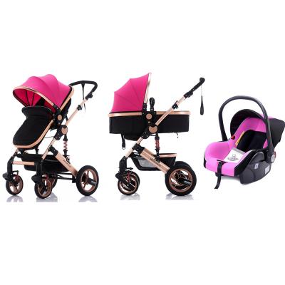 China 2022 Carry Baby Prams Luxury Baby Stroller 3 In 1 Lightweight Folding Kids Baby Strollers for sale