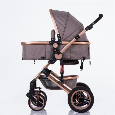 China New 2022 Carry Baby Baby Stroller 3 in 1 Extended Foldable Crib Puchair Infant Carriage Stroller High Landscape Stroller Newborn for sale