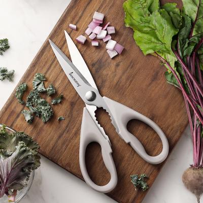 China Universal Kitchen and OutdoorShear Heavy Duty Universal Shears 304 Stainless Steel Seafood Kitchen Vegetable Scissors for sale