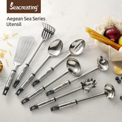 China Amazon Hot Sale Disposable Kitchen Cookware Stainless Steel Utensils For Kitchen Accessories for sale