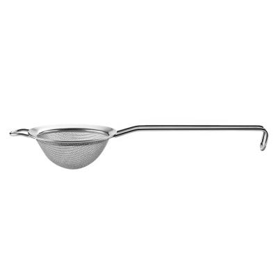 China OEM Factory Kitchen Tool Viable 304 Stainless Steel Mesh Strainer With Comfortable Handle for sale