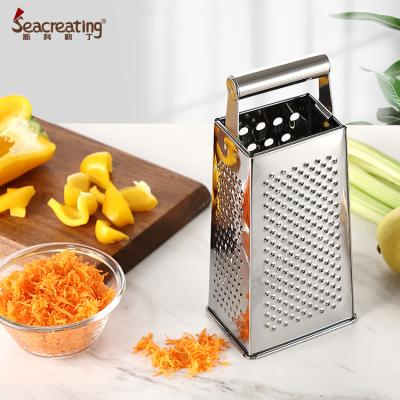 China Multi-Functional Citrus Vegetable Grater Citrus Lemon Grater Manual Stainless Steel Kitchen Hand Cheese Grater for sale