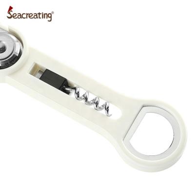 China OEM Sustainable Factory Multifunctional Kitchen Chrome Can Opener With ABS Handle KitchenTools for sale