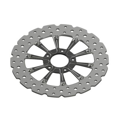 China Motorcycle Control System Motorcycle Parts Manufacturer Stainless Steel 300mm Rear Brake Disc Scooter Discs Rotor For Harley Model 16-26 Inch Wheels for sale