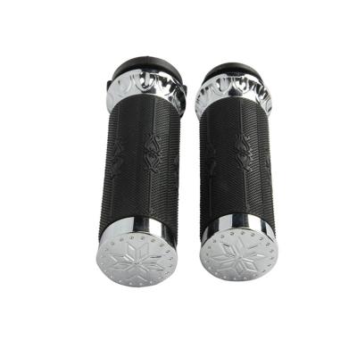 China Motorcycle Aluminum+Rubber Motorcycle Hand Modification Grips Motor Comfort Rubber Grip For Universal Motorcycles Handlebar Diameter 25 Mm for sale