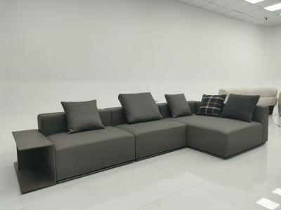 China Hotel Living Room Custom Fabric Luxury Modern Sectional Sofa Reversible Chaise for sale