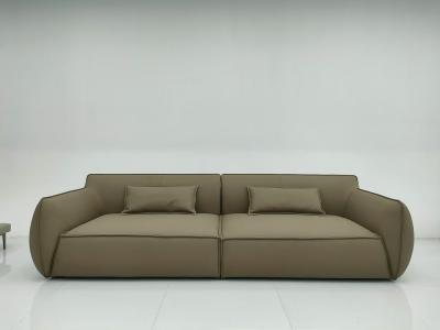 China Fabric Leather Tufted Back Cushions Upholstered Sectional Couch for sale