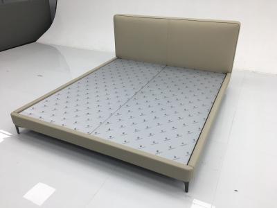 China Queen Leather Bed Modern Style No Mattress Included Sleek And Comfortable for sale