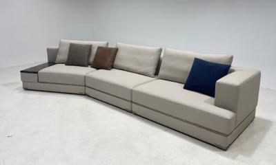 China High End Italian Style Fabric Sectional Sofa Bed Minimalist Design For Hotel Home for sale